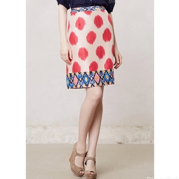 Anthropologie Dresses & Skirts - Anthropologie Maeve ikat watercolor skirt